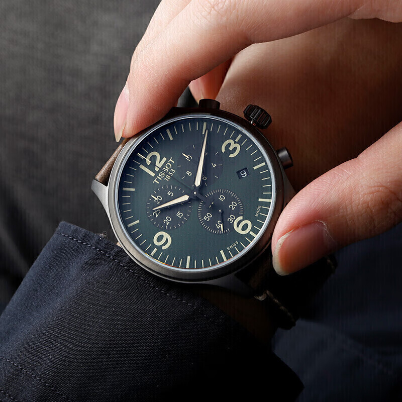 天梭TISSOT瑞士手表天梭男表实体店有这款表吗？