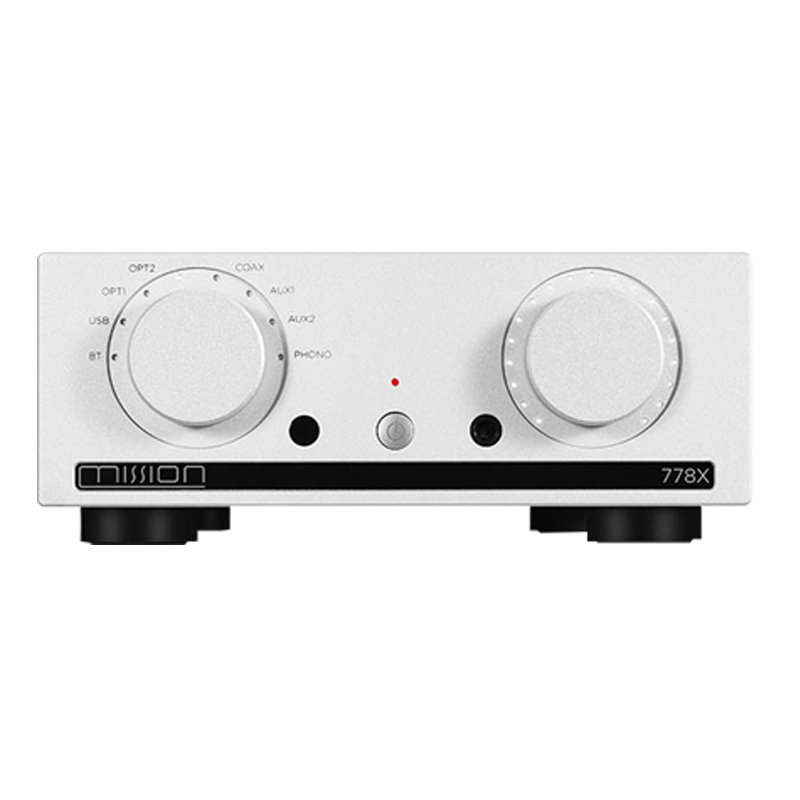 美声英国美声Mission778X发烧功放hifi蓝牙DAC解码器耳放唱放一体机 浅灰色