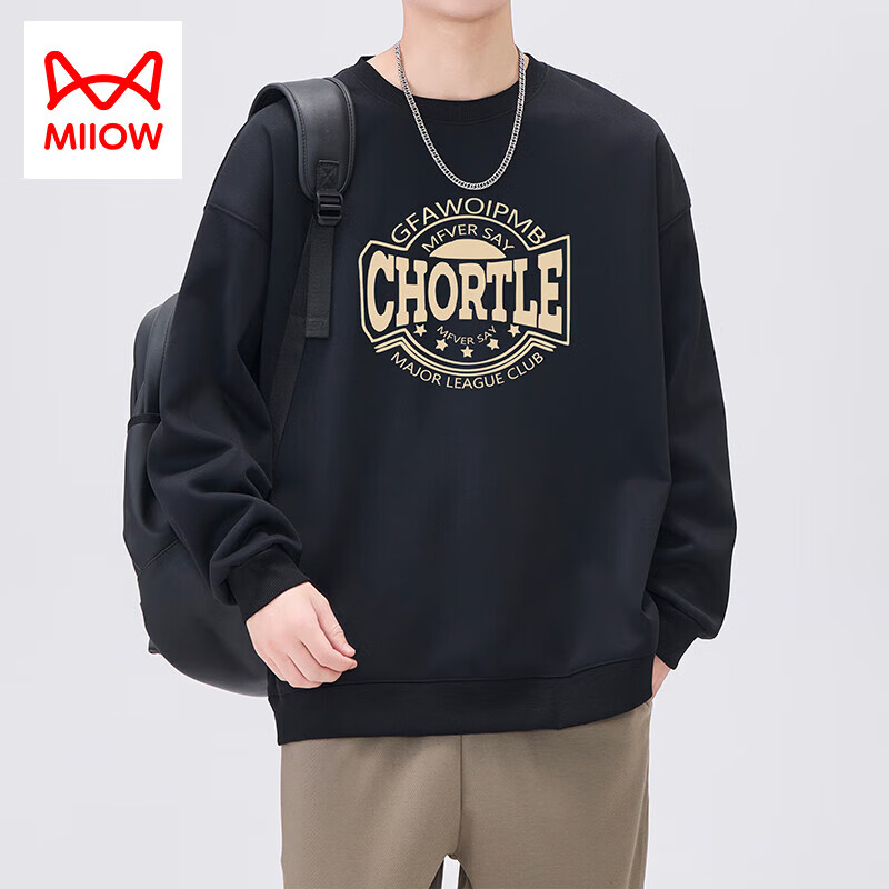 ���ڲ�����è�ˣ�MiiOW���ذ�������Բ���ﶬ��2024�¿���޼Ӻ�������ʿ�������� ��ɫ XL