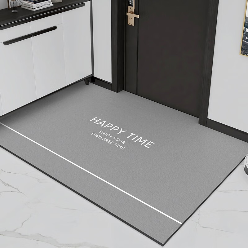 极简-happy time -蓝灰色 60*90cm