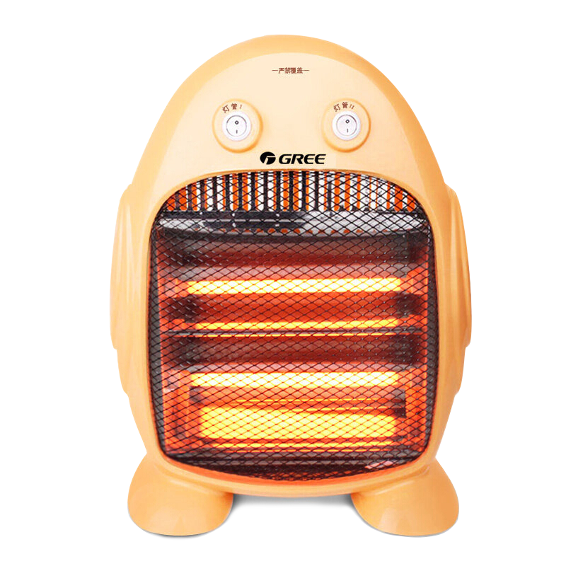 格力（GREE） 小太阳电暖器家用电热烤火炉远红外小电暖气省电速热迷你取暖器 NSJ-8