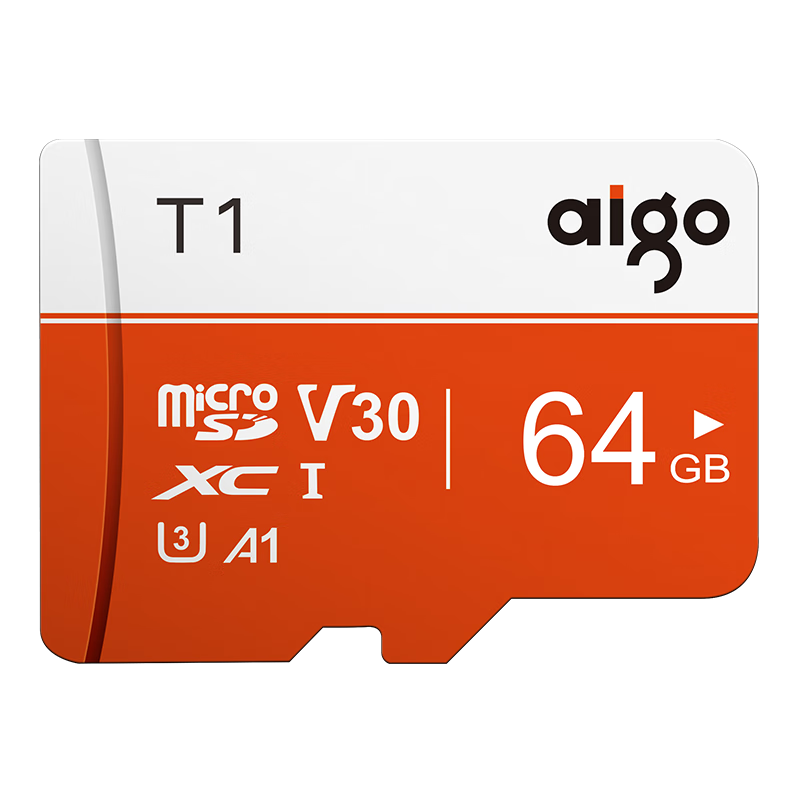 ڲTFMicroSDڴ洢T1 U3 A1 V30 4K100MB/s г¼ͷ洢 64GB T1ٰ-ٷ19.1Ԫ