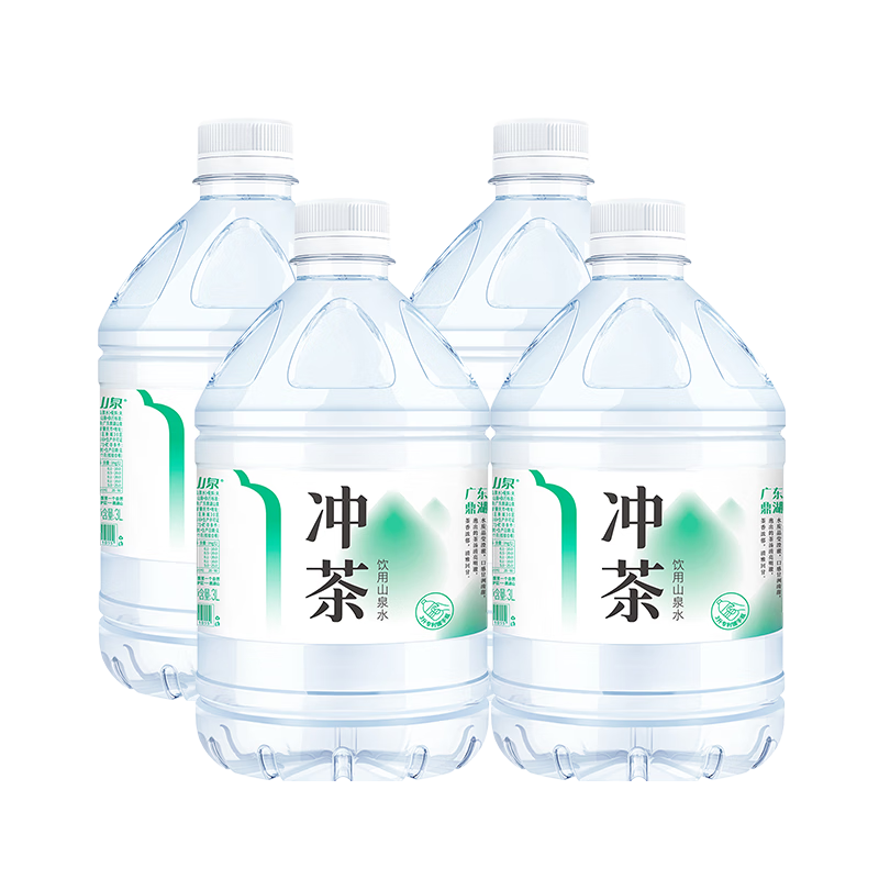 鼎湖山泉 冲茶 饮用山泉水 3L*4桶