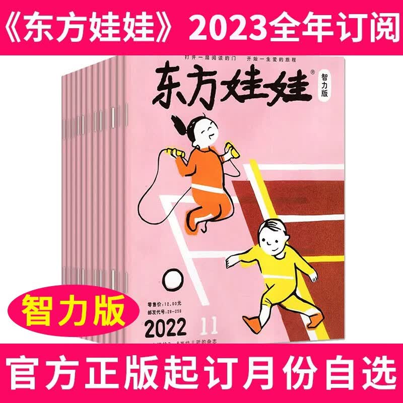 【全年订阅】东方娃娃智力版杂志2023年1月-2023年12月共12期打包3-7岁幼儿园绘本期刊