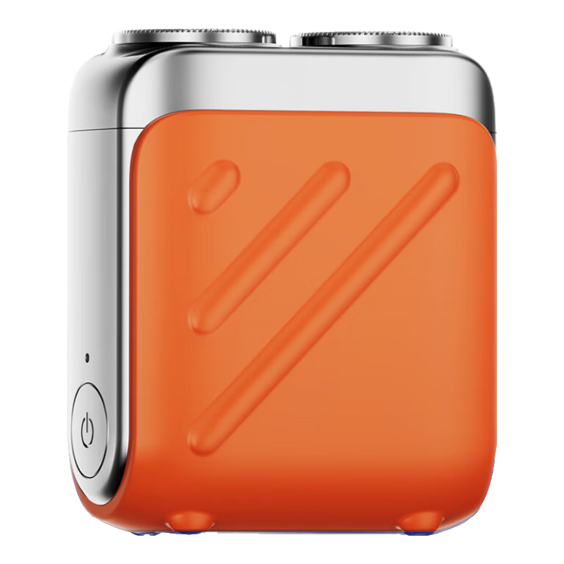 创维行者剃须刀刮胡刀 电动男士迷你便携款小型干净胡须刀全身水洗须刨送老公男友情人节礼物男 【三刀头】下单送刀头-橙色礼盒装