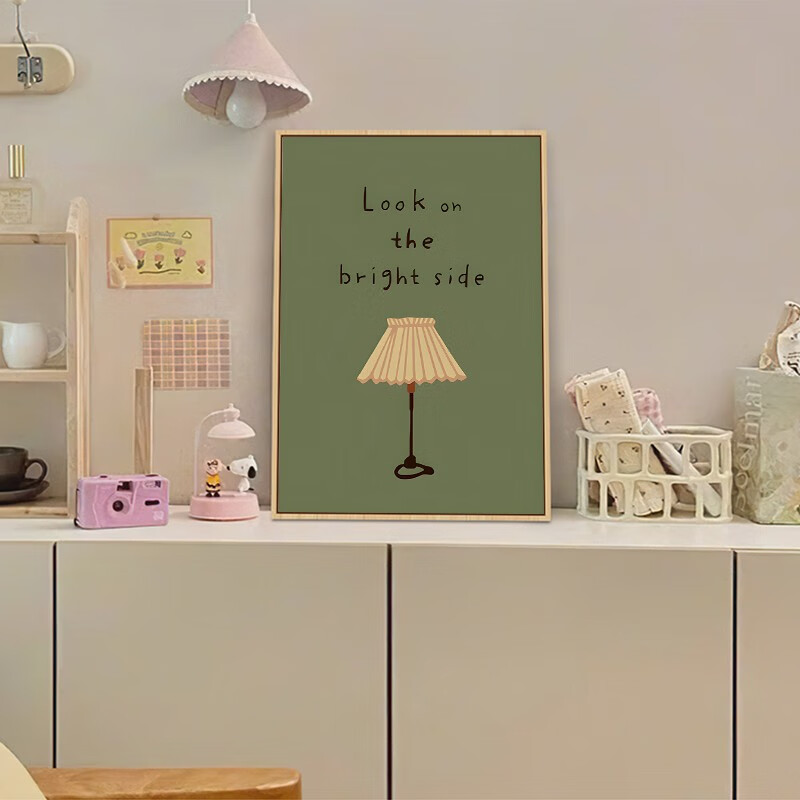 卧室装饰画复古字母艺术海报摆画北欧ins风简约咖啡厅奶茶店挂画 a 30