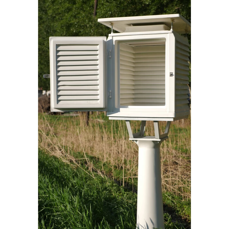 定制干湿球温度计华禹牌bb-1玻璃钢百叶箱环保全套可带温度计及支 内