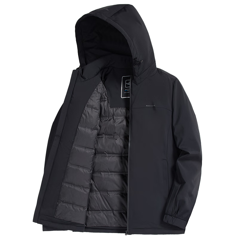 ���ڲ��������ɣ�ROMON���̿�Ӻ����޷���ʿ��ñ���׶����¿������걣ů��װ���·����� ��ɫ ˫�洩 2XL (185) �ʺ�145-165�� 188.9Ԫ