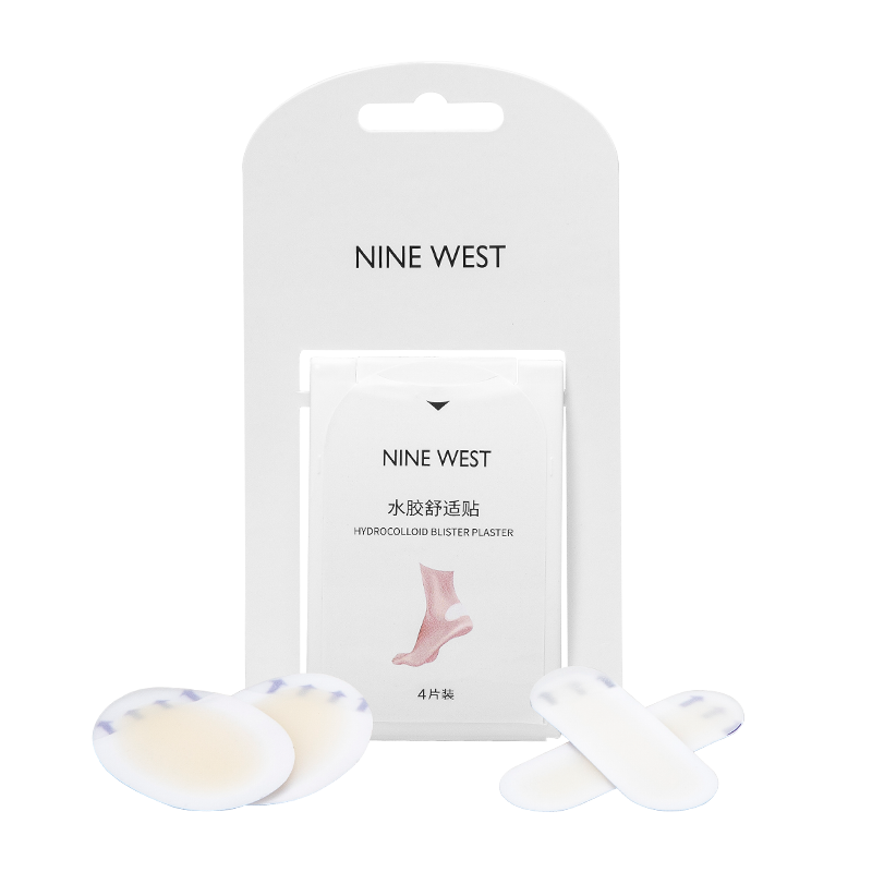 NINE WEST/玖熙鞋子防磨腳貼心選水膠舒適貼4片裝