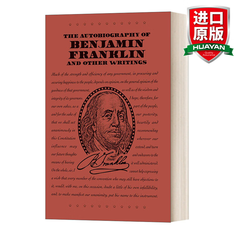 The Autobiography Of Benjamin Franklin And Other Writings 英文原版 富兰克林的自传及其他作品 云经典 英文版 进口英语原版