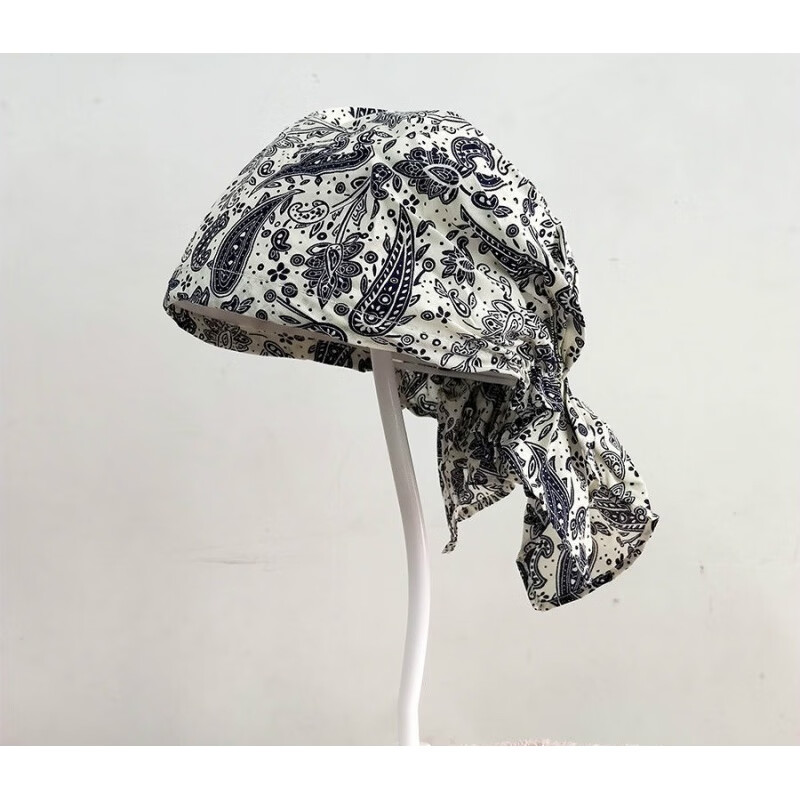 新品头巾海盗帽潮帽子女头巾帽三角巾海盗帽薄款透气骑行帽光头帽包头