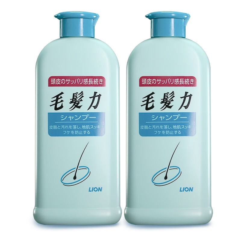 狮王(lion)毛发力头皮专研洗发水200ml 控油去油 去屑 改善毛躁 日本