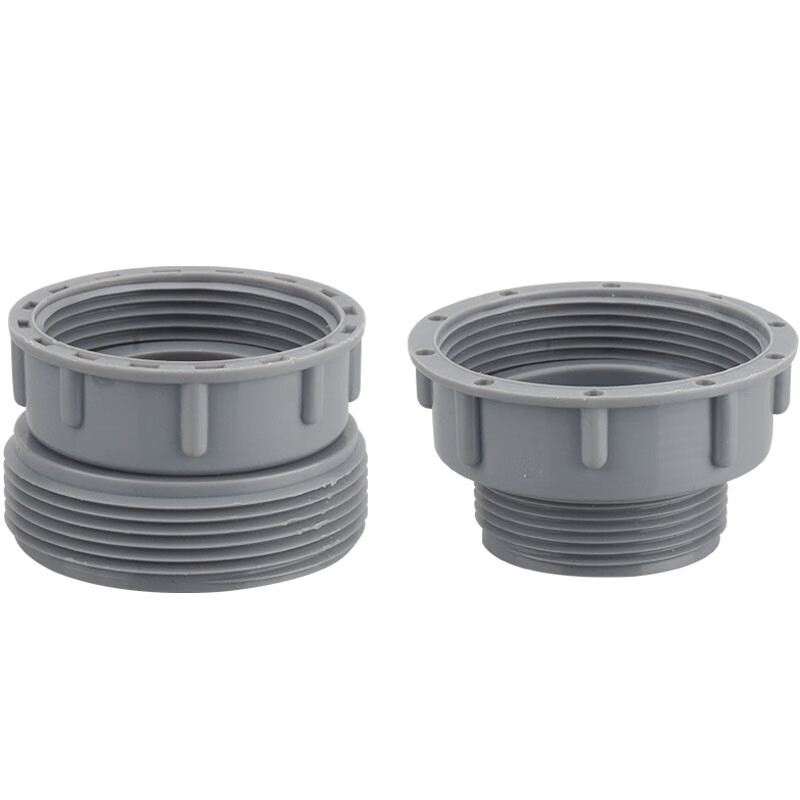 厨房水槽菜盆下水管变径转接内45mm转外58mm变径活接头转换器配件 a款