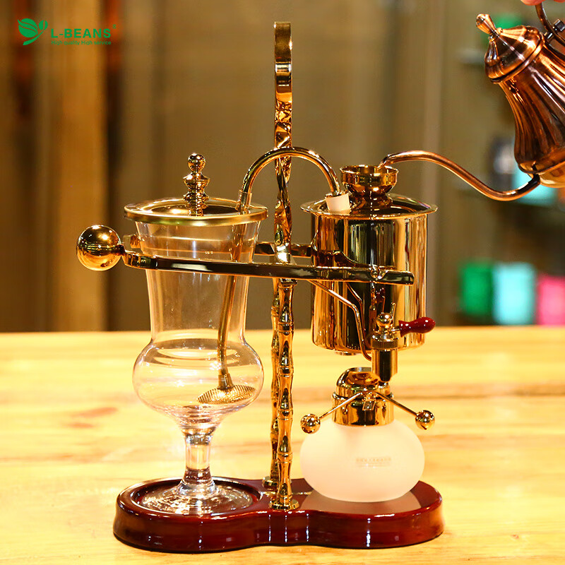 比利时咖啡壶虹吸式咖啡壶酒精灯比利时壶煮咖啡壶 色带磨豆机