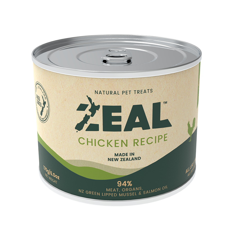 新西兰进口 ZEAL0号罐无谷狗罐头170g 鸡肉配方 成幼犬狗狗湿粮罐头