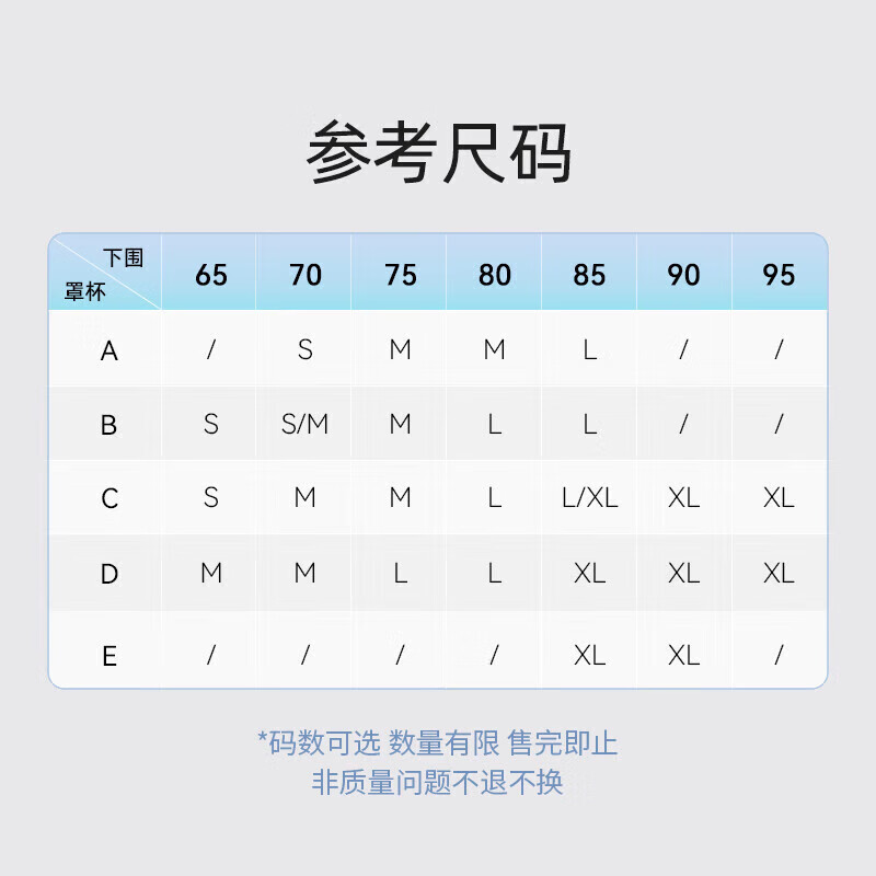 幸棉(LUCKMEEY)【2件装文胸盲盒 可选尺码】软支撑内衣无痕聚拢女士无钢圈四季款 2件【无钢圈】文胸 款式颜色随机 L