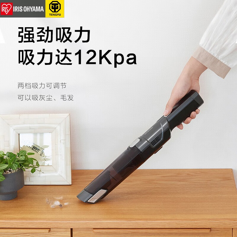 爱丽思（IRIS） 日本吸尘器家用车载小型手持式大吸力真空强力车用便携随手吸两用吸尘机IC-HH50