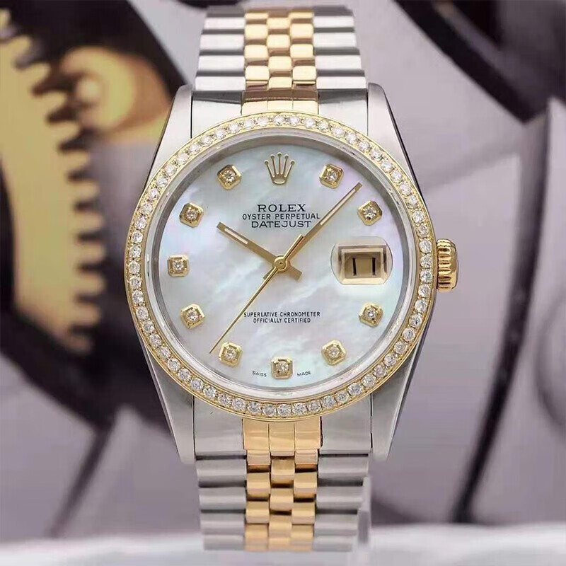 【二手99新】rolex劳力士日志型系列116233男表18k间金36mm表径自动