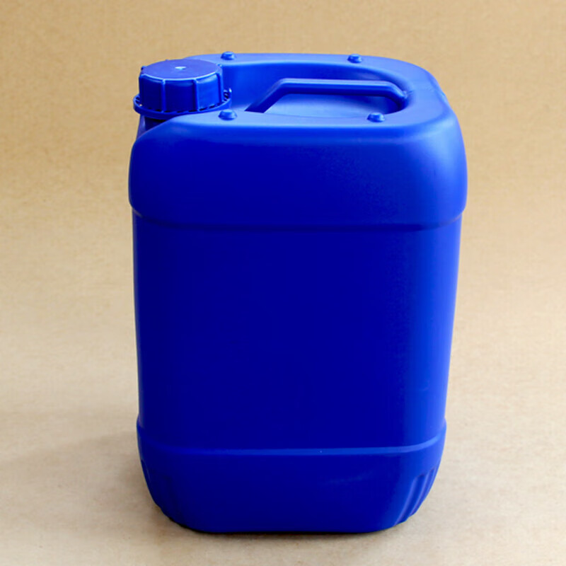 加厚堆码桶10l十升公斤kg塑料桶20斤级密封酒精香精手提方桶 10l蓝色