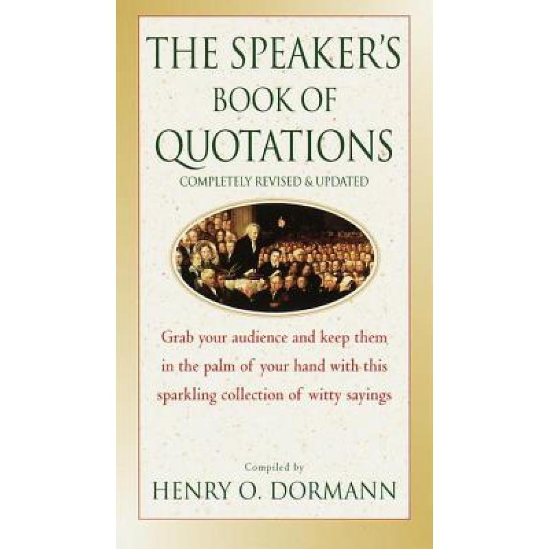 预订 the speakers book of quotations 英文原版