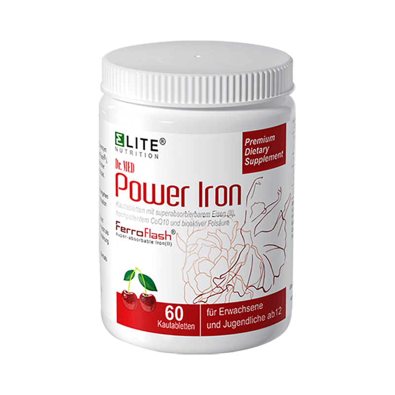 Elite Nutrition德国益力德铁元片红铁补铁补气血铁元素女性孕妇改善贫血*60粒