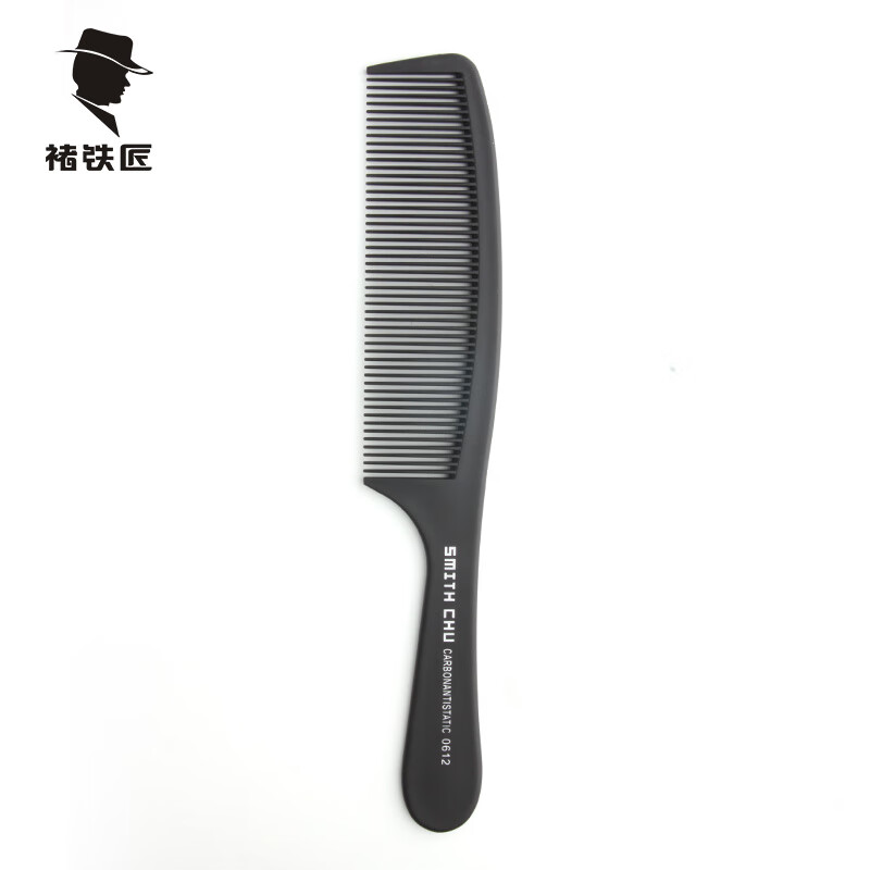 褚铁匠（smithchu）梳子女士专用男士长发理发店尖尾梳美发细齿密塑料家用便携电木梳 苹果梳