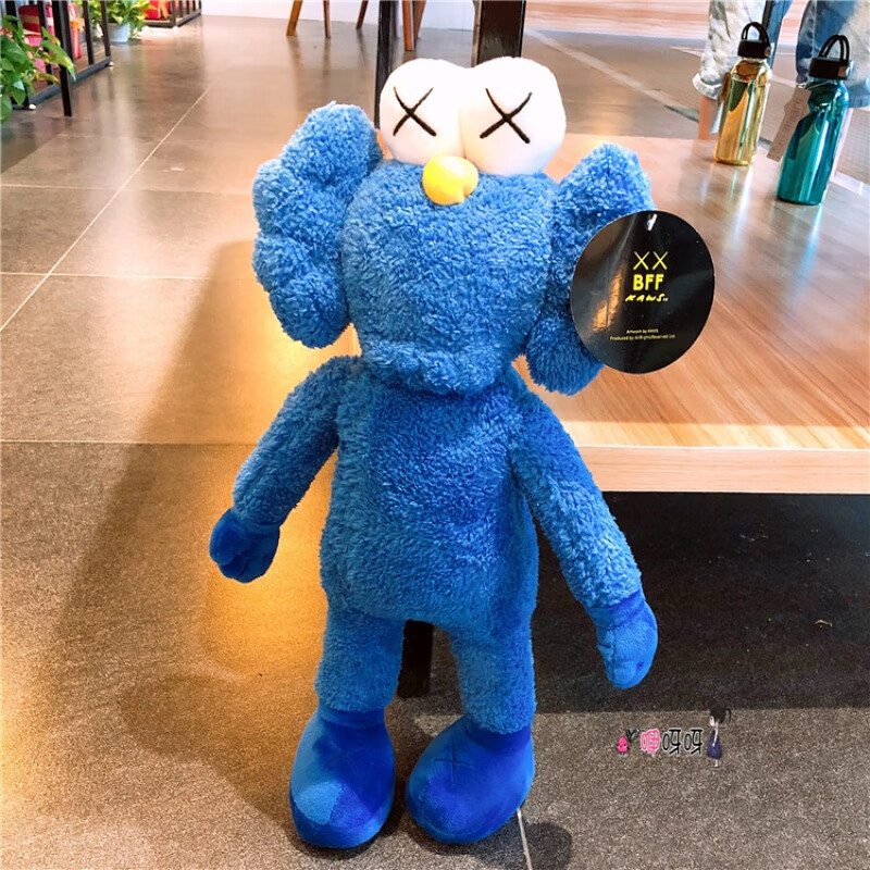 创京懿选ins网红娃娃玩偶芝麻街毛绒玩具女孩娃娃公仔睡觉安抚抱枕