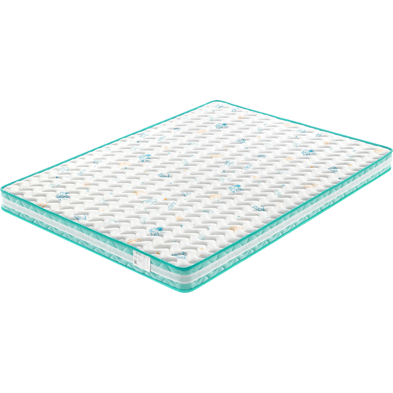 林氏木业儿童床椰棕床垫青少年棕垫学生硬垫CD093【白色+蓝色】CD093A床垫(厚约130mm),1.5m*2.0m