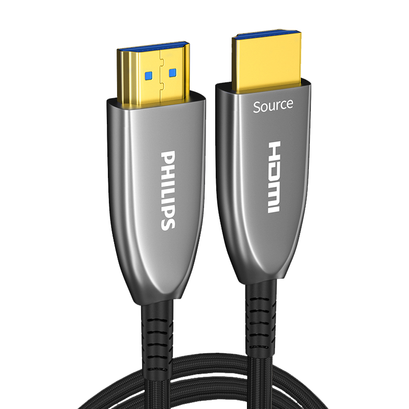 查询飞利浦(PHILIPS)光纤HDMI线20版4K60hz高清线工程级电脑电视投影仪家庭影院光纤连接线20米历史价格