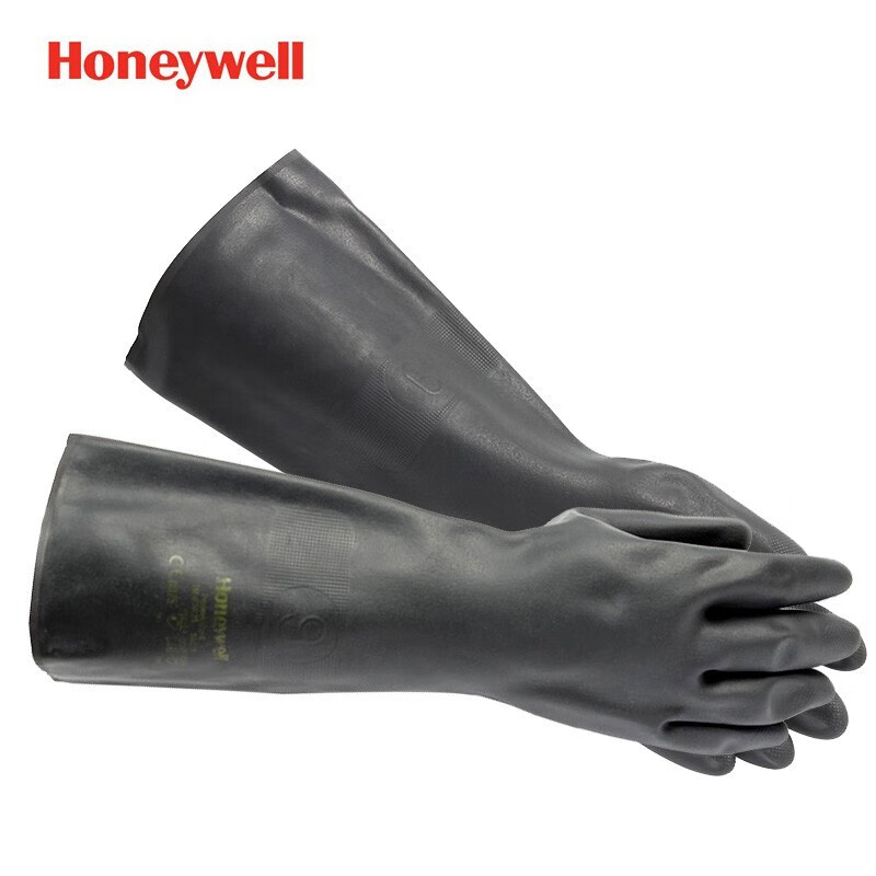 霍尼韦尔Honeywell 2095025 氯丁橡胶耐酸碱防化手套 1双