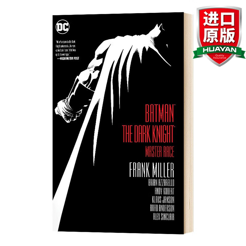 英文原版 蝙蝠侠黑暗骑士 batman: the dark knight: master race 全