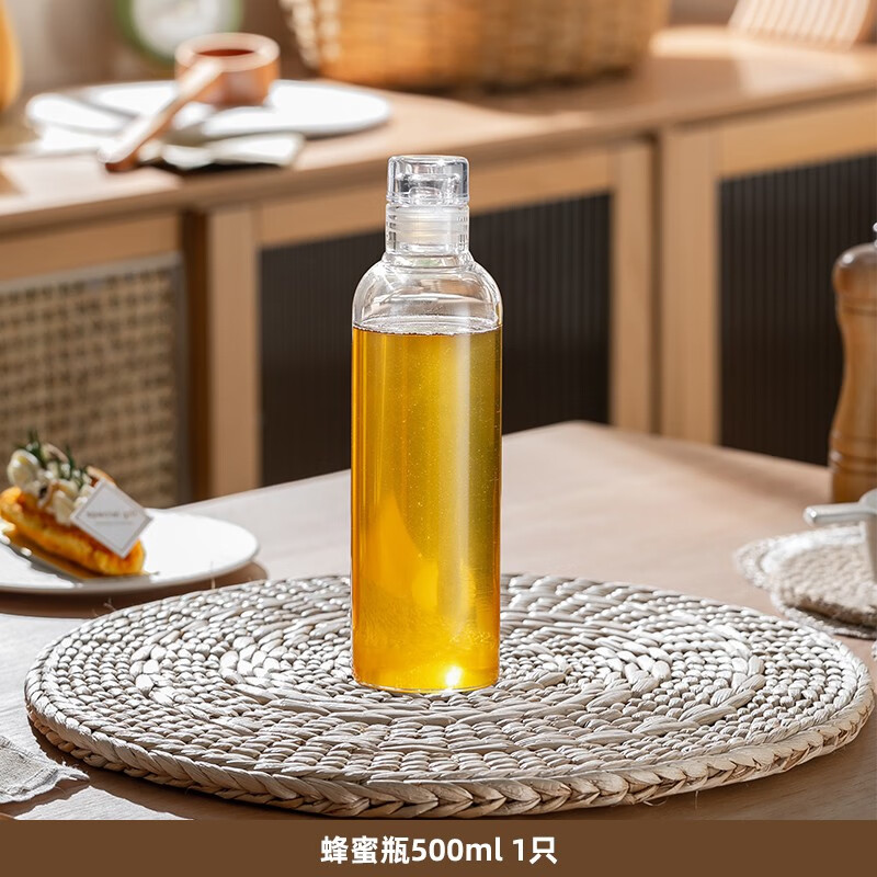 格娜斯蜂蜜瓶子蜂蜜分装专用罐蜂蜜罐家用玻璃密封罐食品级五谷杂粮罐