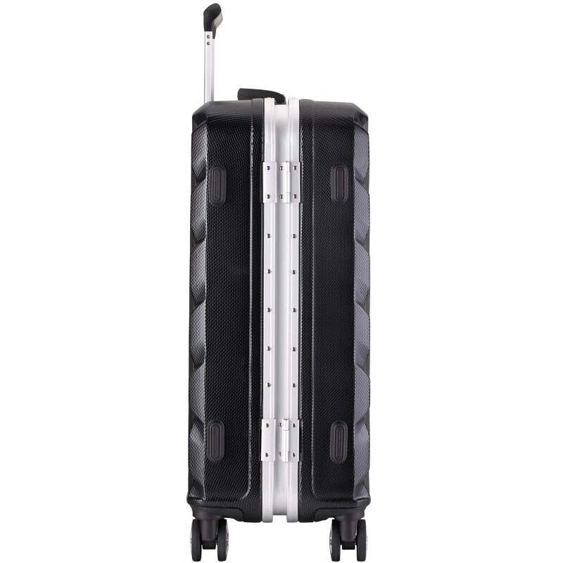 凌秀(president)President铝框万向轮拉杆箱男女托运磨砂防刮学生登机行李旅行箱 香槟金 20英寸