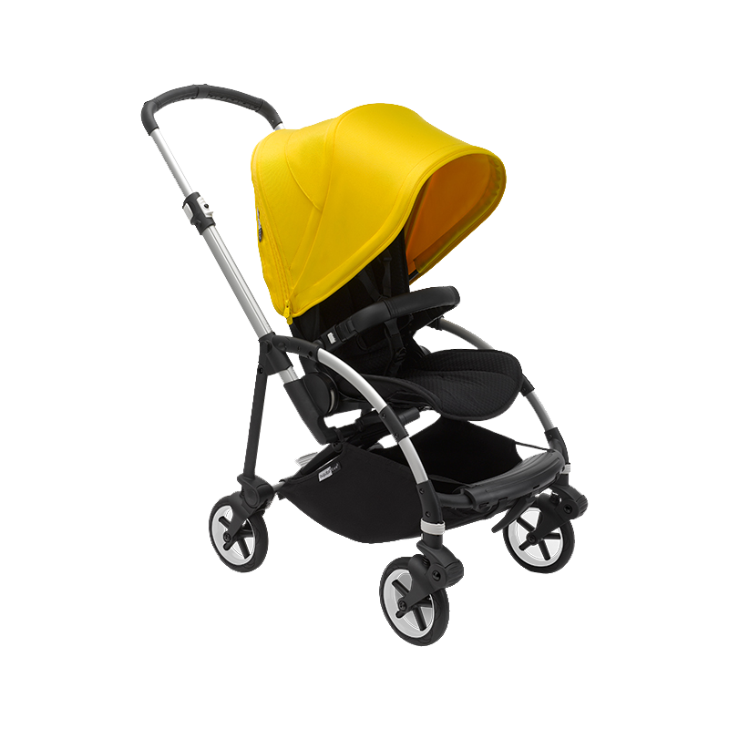 博格步（BUGABOO）荷兰Bugaboo Bee6博格步多功能轻便城市型双向可折叠婴儿推车 黑架水雾蓝 黑座