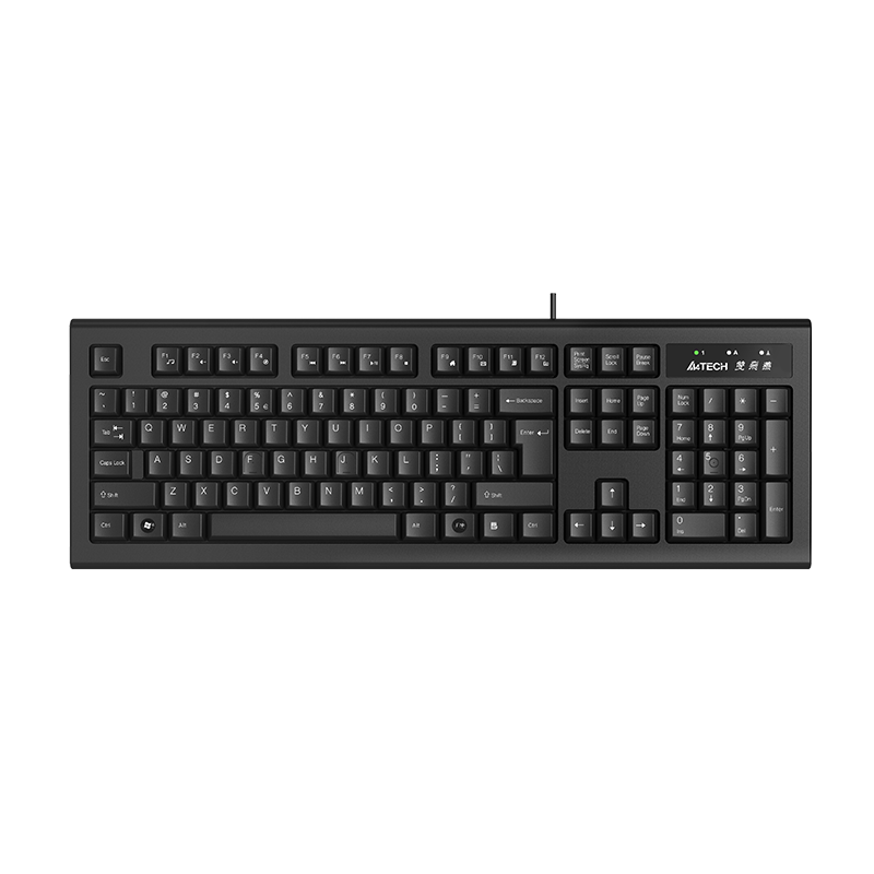 雙飛燕有線(xiàn)鍵盤(pán)防水USB臺(tái)式機(jī)筆記本電腦外接辦公游戲家用鍵盤(pán)輕音按鍵矮鍵帽經(jīng)典款KR-85 【電腦通用型】雙飛燕USB有線(xiàn)鍵盤(pán)-FK10遂空灰