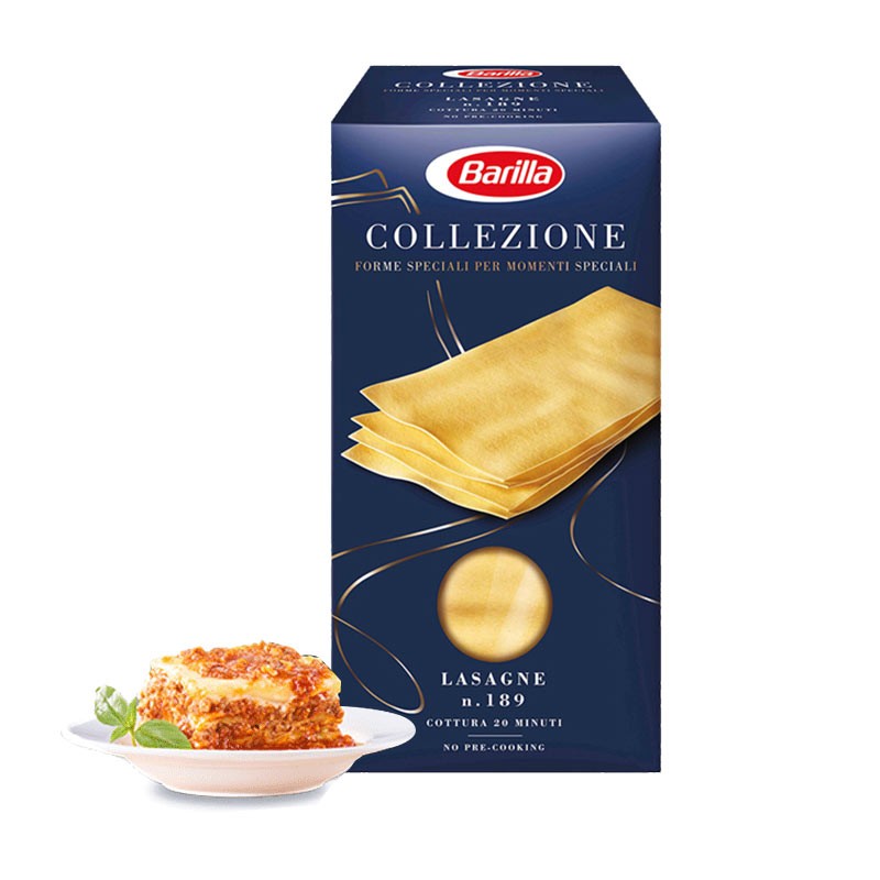 百味来（Barilla）【怡厨_百味来意大利千层面500g】进口千层皮宽面 意粉意面