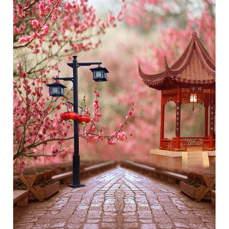 古装拍照背景布 古装背景墙直播背景布古装拍照背景布摄影背景布