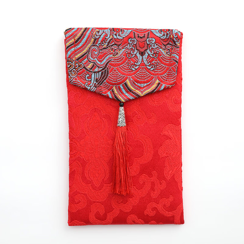 改口费利是封礼金布艺刺绣红包绸缎红包 绸缎中号24款【可装2万元】