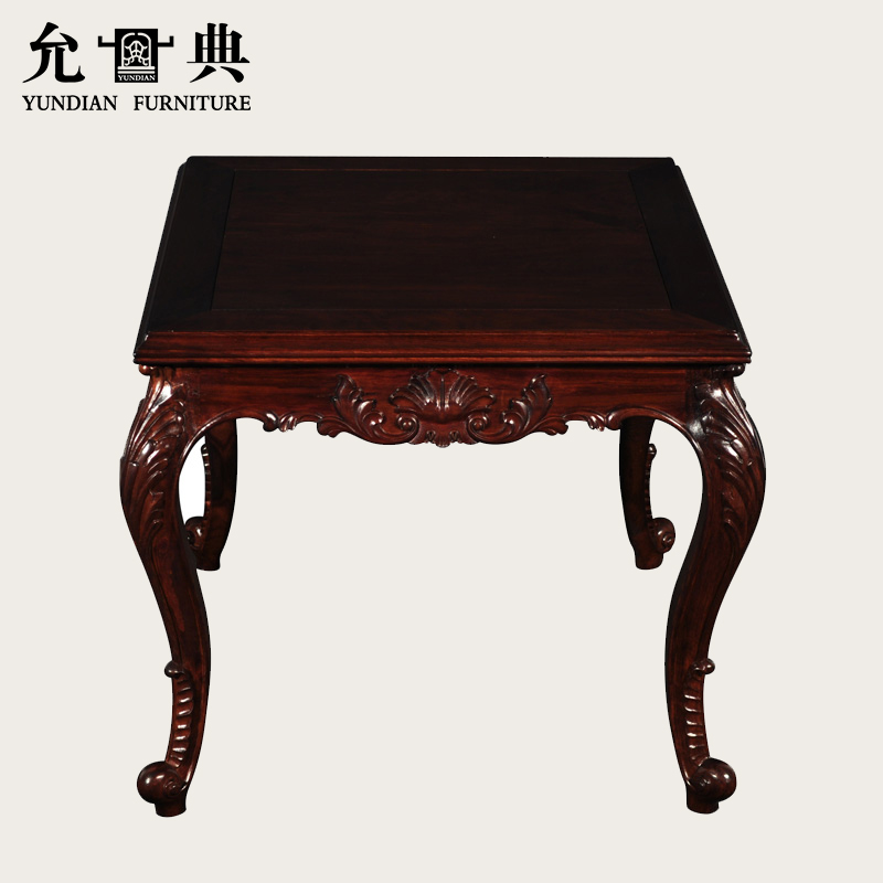 花梨(学名:刺猬紫檀)单人茶几客厅储物台达芬奇08型欧式客厅实木 金车