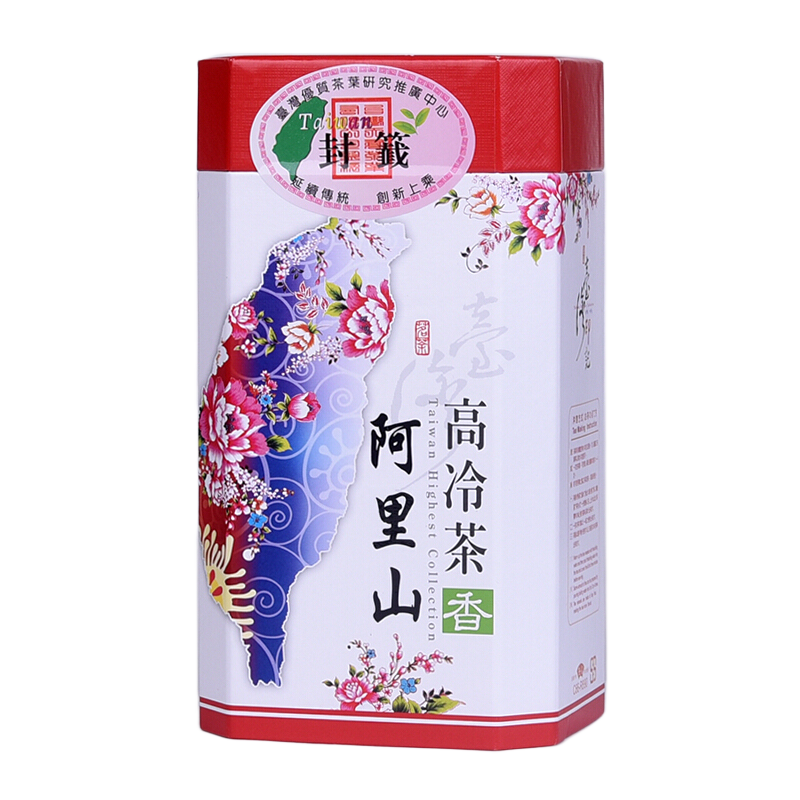 天喬臺灣高山茶阿里山茶 凍頂烏龍茶葉臺灣印記高冷茶罐裝清香型300g 阿里山高山茶