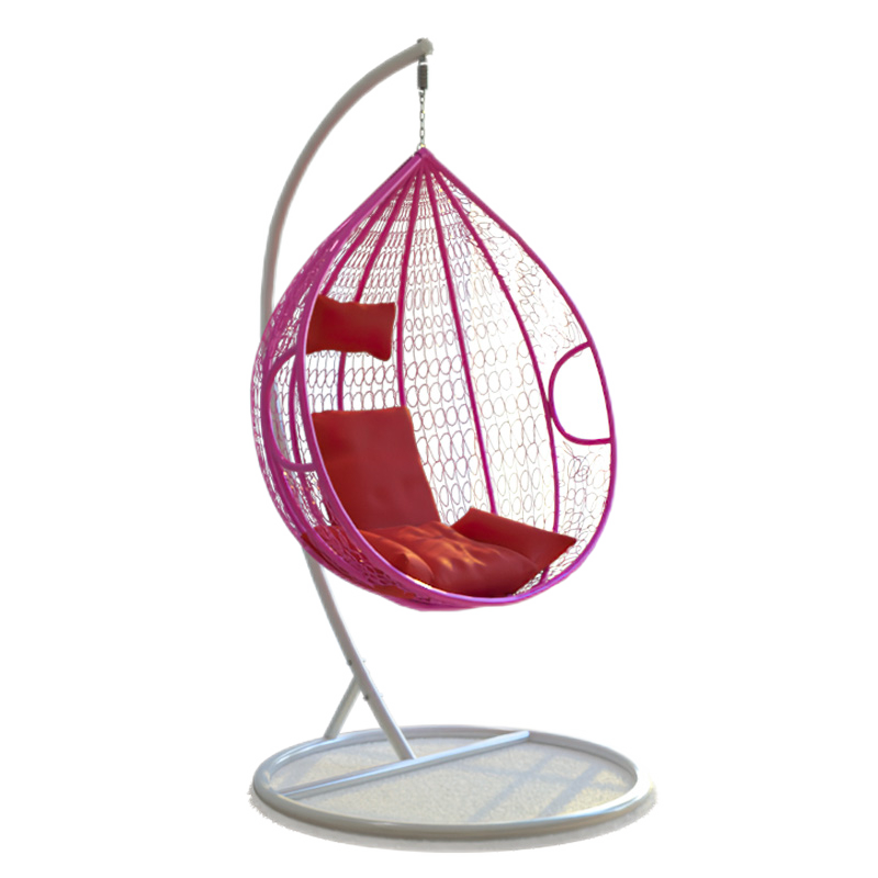 蚁伽 吊椅吊篮 网红鸟巢大吊篮 藤椅双人秋千 阳台摇椅 家用休闲摇篮椅 室内懒人摇椅(白色单人 )