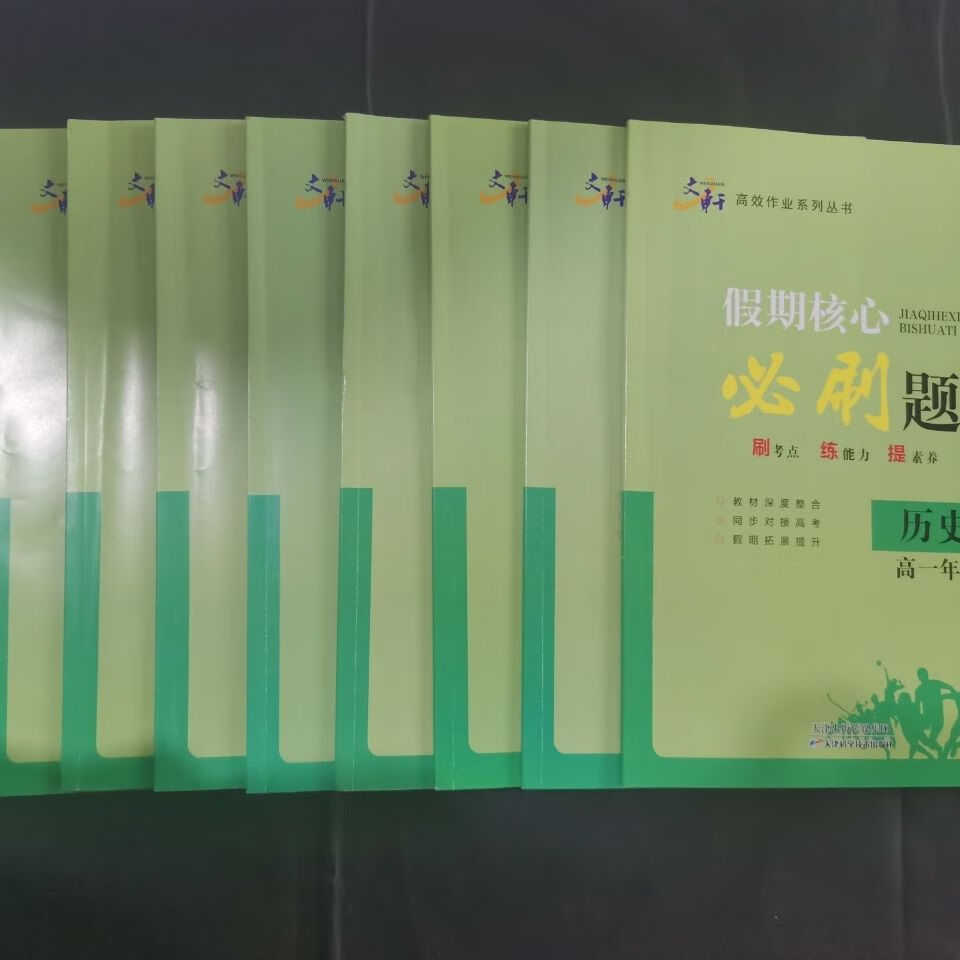 文轩高效作业 假期核心 必刷题 高一 语数英物化生政史地 自选 数学