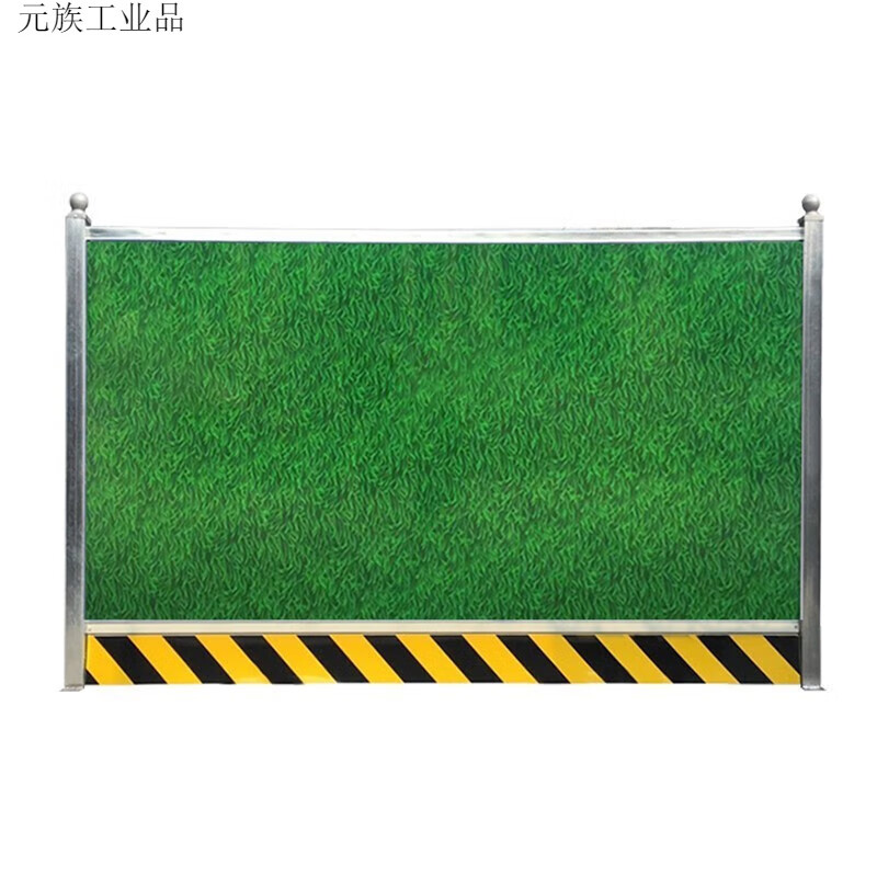 彩钢围挡施工挡板pvc围挡市政工地隔离护栏工程临时铁皮夹心围栏 绿色