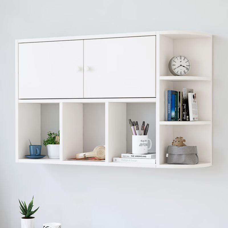 康伯格墙上书架置物架吊柜挂墙式书柜墙面收纳储物柜书房客厅墙壁柜