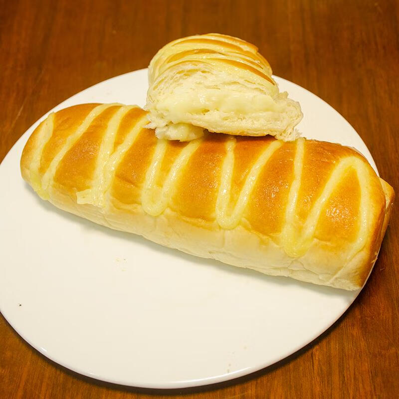 酬恩爆浆奶油毛毛虫面包长条早餐奶酪代餐怀旧整箱零食 爆浆奶油毛