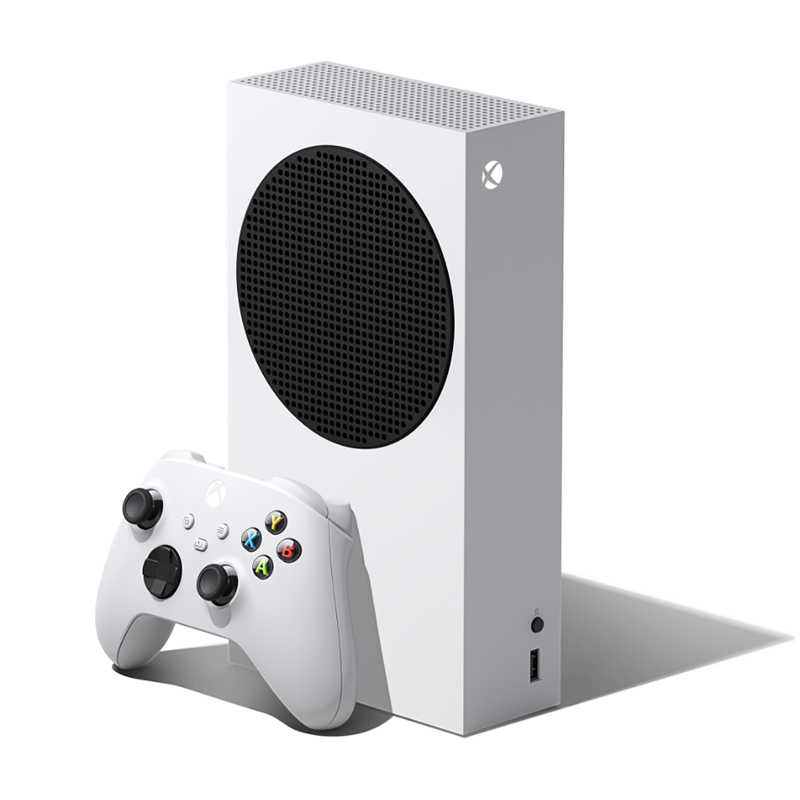 Microsoft 微软 国行 Xbox Series S 家用游戏机 双手柄+1年XGPU会员+1款游戏