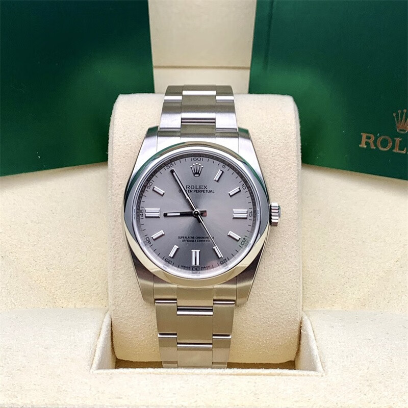 男表蚝式恒动系列自动机械116000精钢36mm瑞士奢侈品二手手表钟表腕表