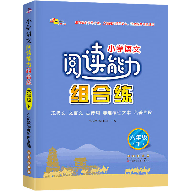 小学语文阅读能力组合练三年级上册下册阅读理解专项训练书籍四五六阶梯训练知识大全同步训练练习册题黑马课 六年级下册语文-通用版 小学通用
