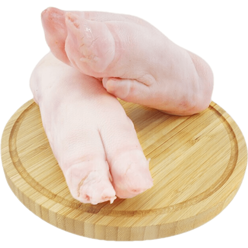 顺丰生猪蹄子6个新鲜带筋猪脚纯前猪蹄整只小猪蹄【生鲜不支持退货