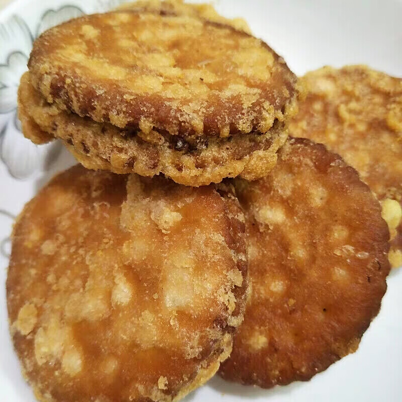 油炸绿豆饼柳州特产绿豆馅饼传统绿豆糕点心怀旧童年零食早餐小吃265g